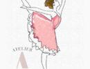 Ballerina classica file ricamo, embroidery design